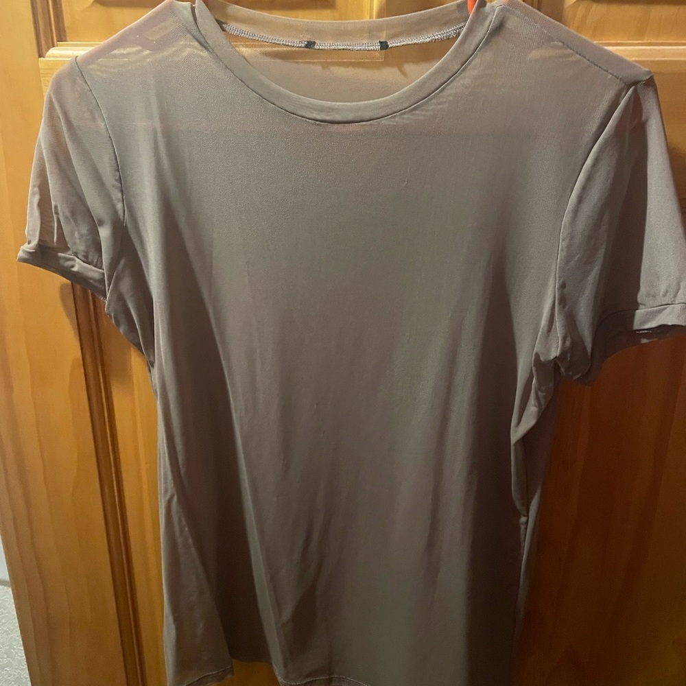 Forever 21 brown mesh shirt. Good condition.